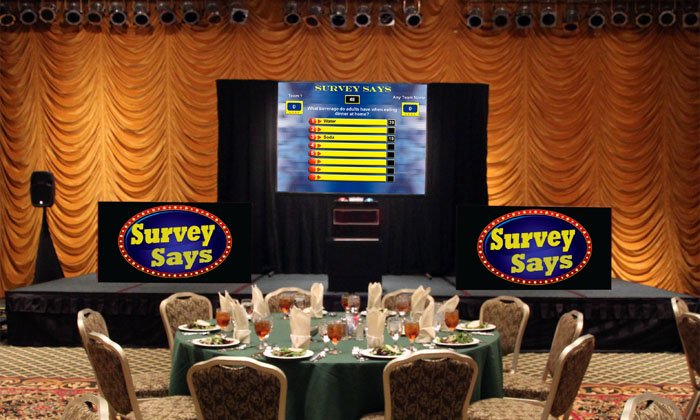 Awards Banquet with Survey Says in Indiana