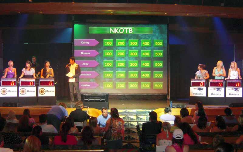 NKOTB fans play The Challenge