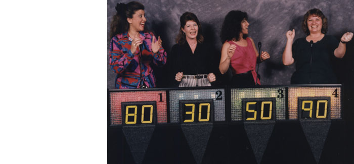 Our third generation game show system back in the early 1990's