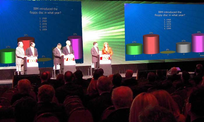 Best of the Best with Survey Says at corporate party