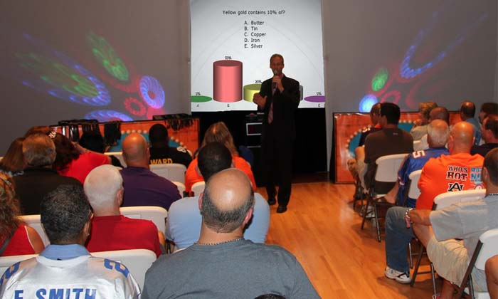 Best of the Best with Survey Says at corporate party