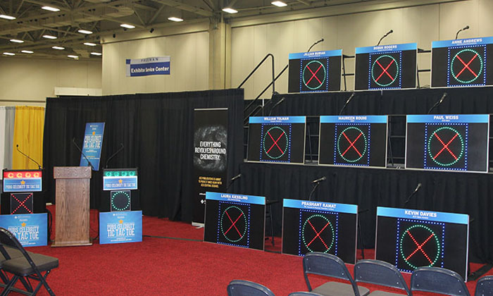 Celebrity Tic Tac Toe at Trade Show