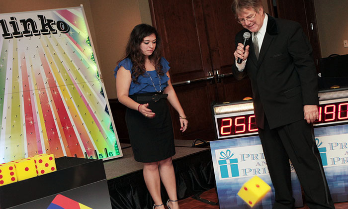 Roll the Dice for a chance to spin The Big Wheel