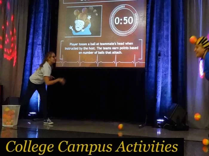 College Campus Game Show Picture-button